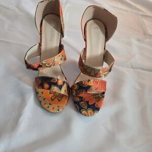 Colorful Paisley Women's Heels